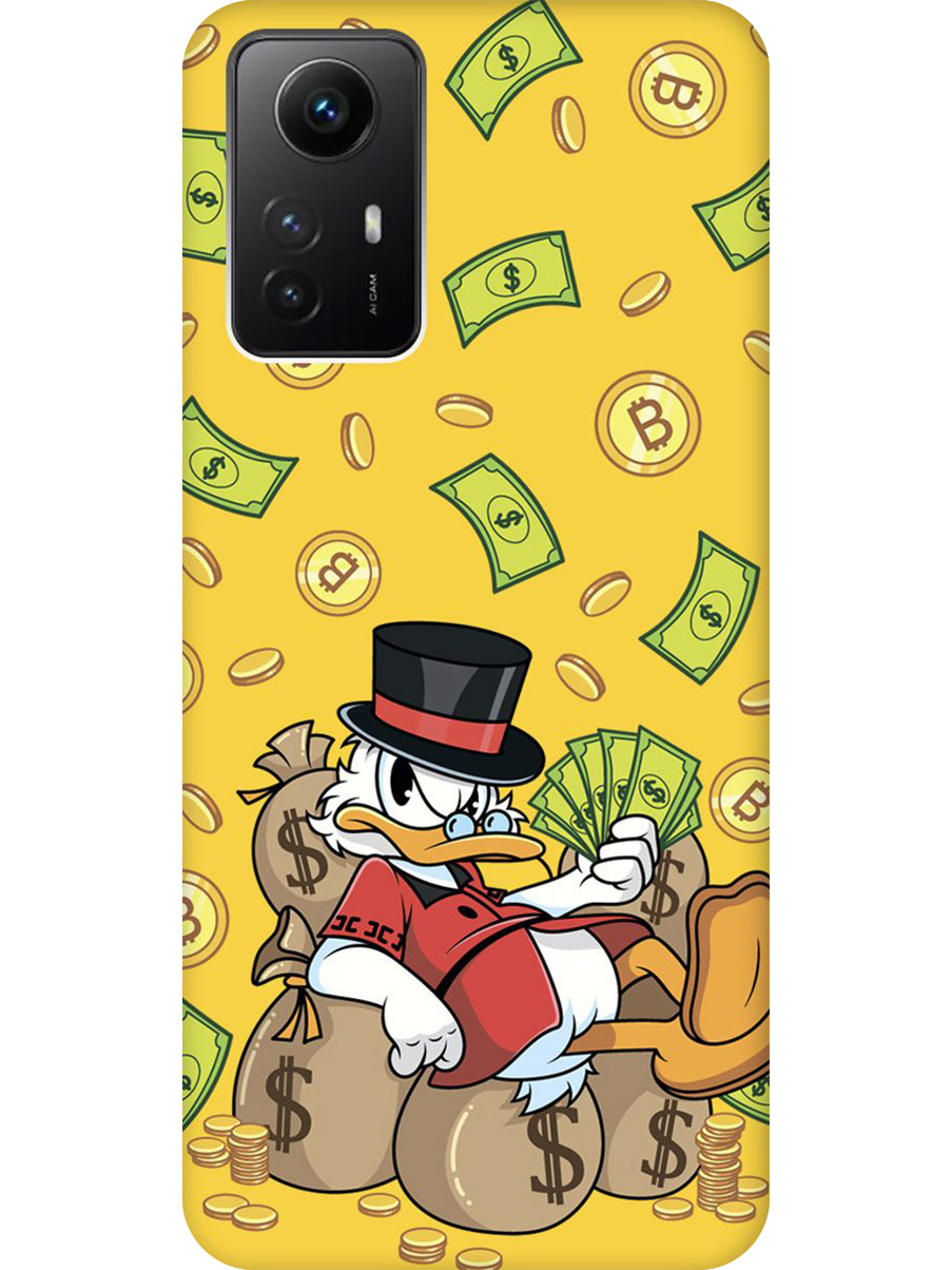 

Силиконовый чехол на Xiaomi Redmi Note 12s с принтом "Богатый Скрудж" матовый желтый, Желтый;прозрачный;белый;зеленый, 778676971