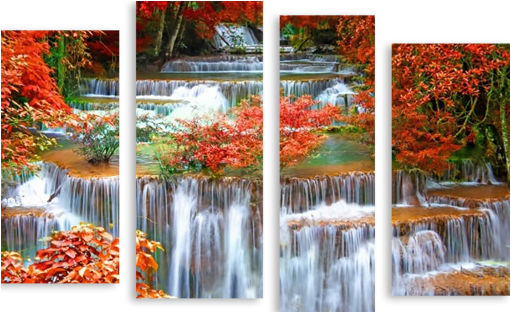 

Картина модульная на холсте Модулка Осенние краски 90x61 см, 5196
