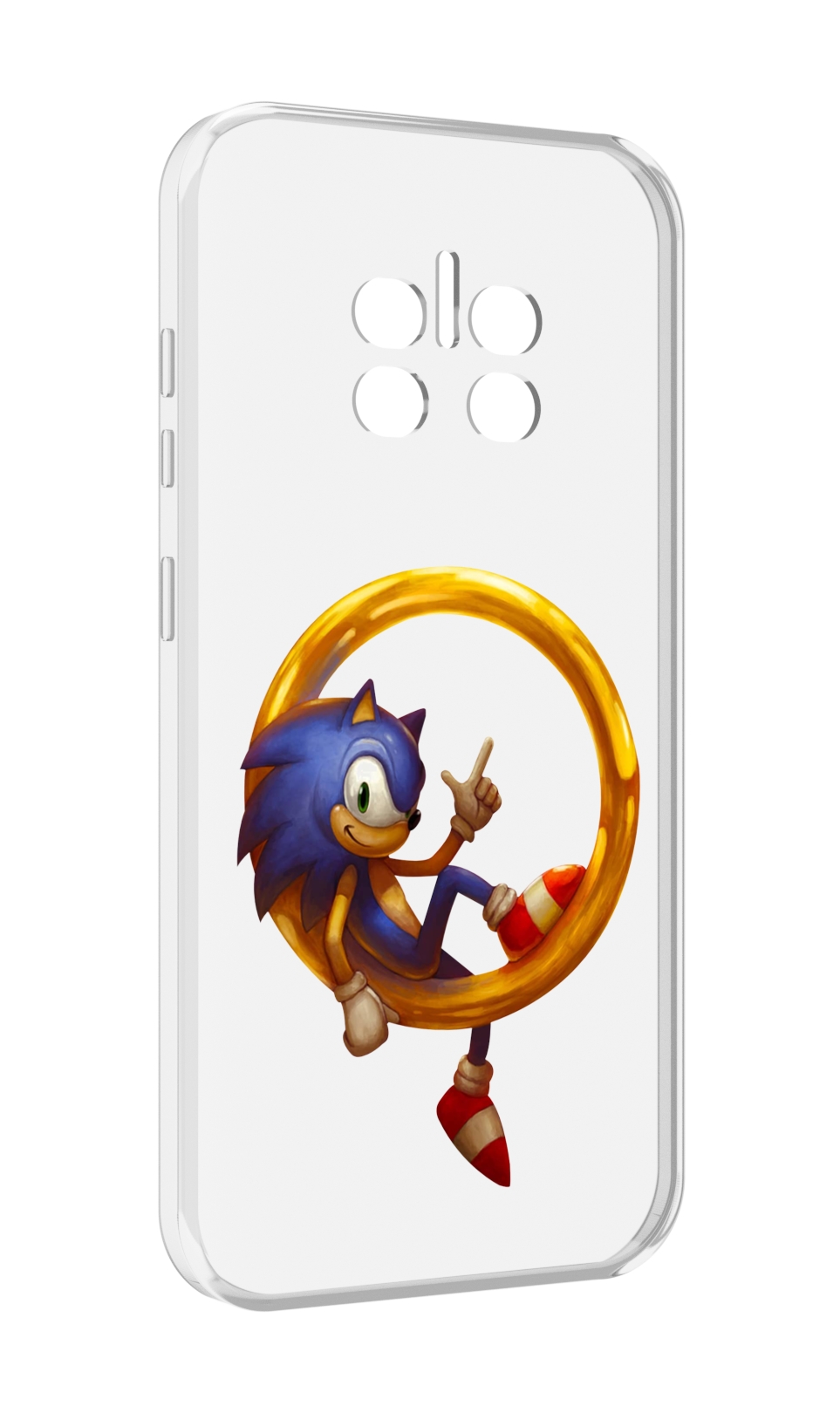 

Чехол Mypads Sonic-R для Doogee V11, Прозрачный, Tocco
