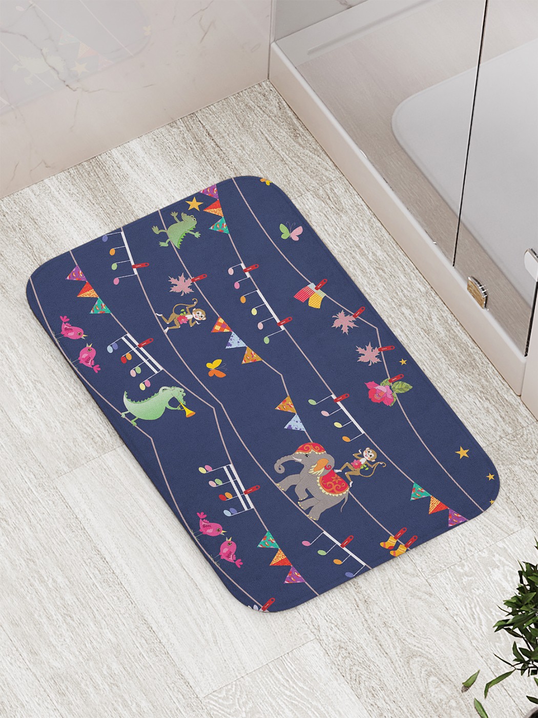 

Коврик противоскользящий для ванной, сауны, бассейна, 77х52 см bath_74389 JoyArty