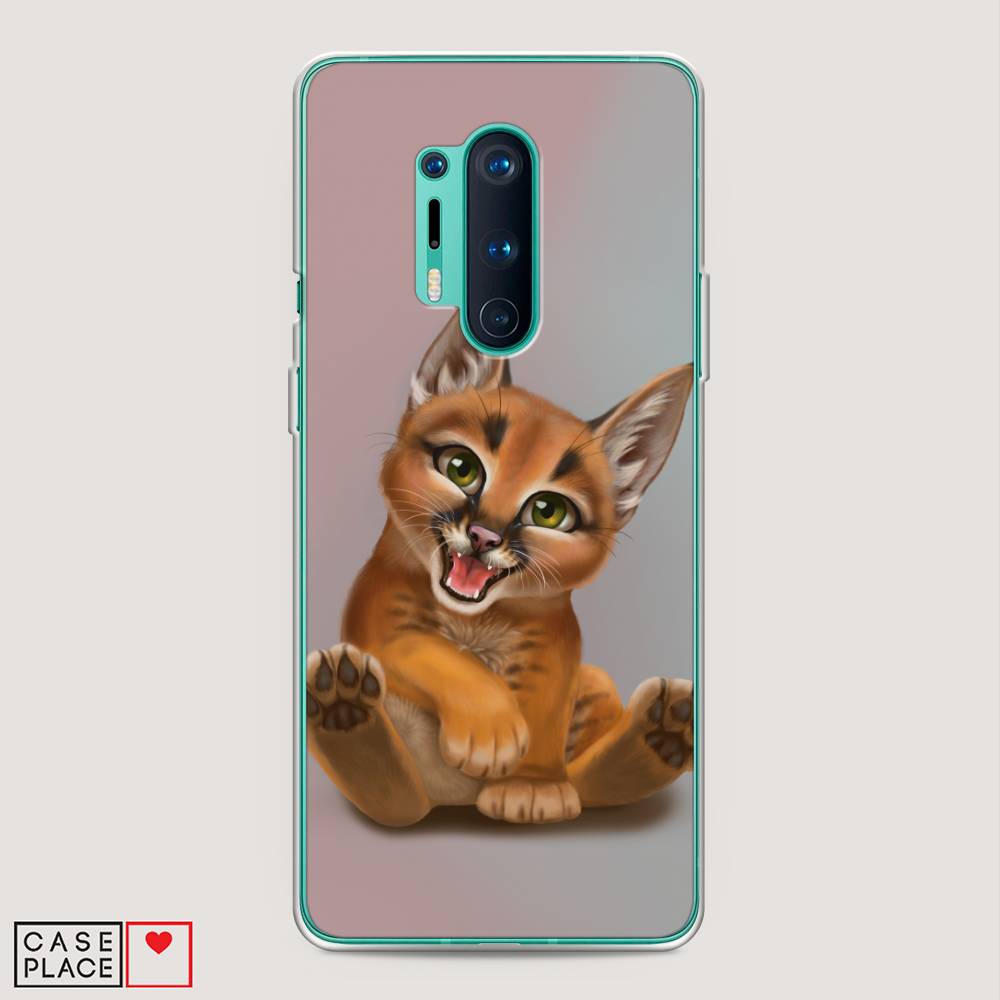 

Чехол Awog на OnePlus 8 Pro / ВанПлас 8 Pro "Малыш рыси", Оранжевый;серый, 151050-1