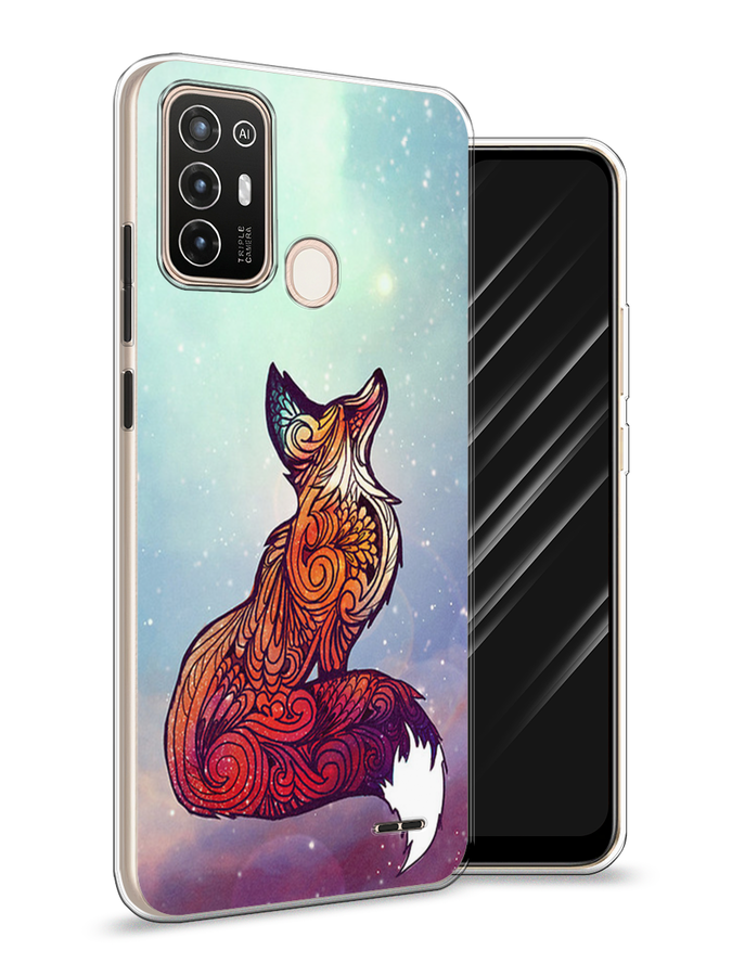 

Чехол Awog на ZTE Blade A52 / ЗТЕ Блэйд A52 "Лиса 1", Разноцветный, 136250-1