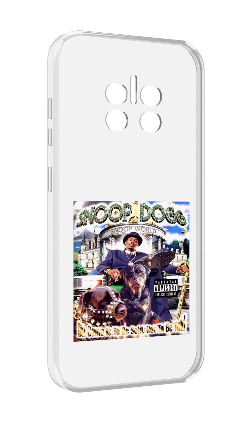 

Чехол Mypads Snoop Dogg Da Game Is To Be Sold, Not To Be Told для Doogee V11, Прозрачный, Tocco