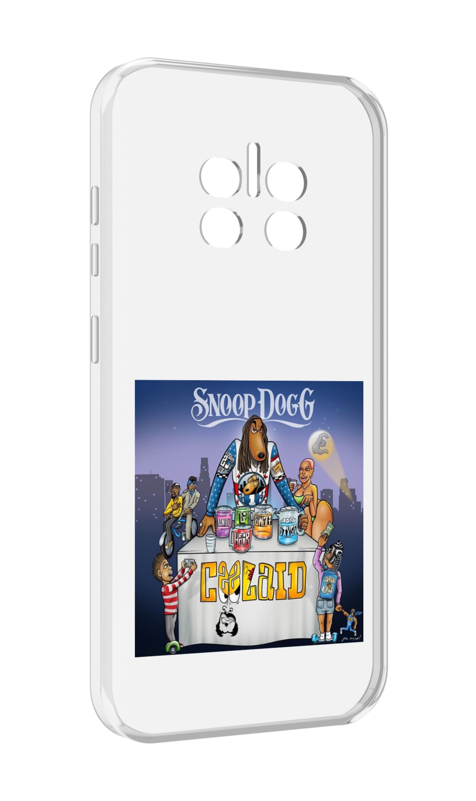 

Чехол Mypads Snoop Dogg Coolaid для Doogee V11, Прозрачный, Tocco