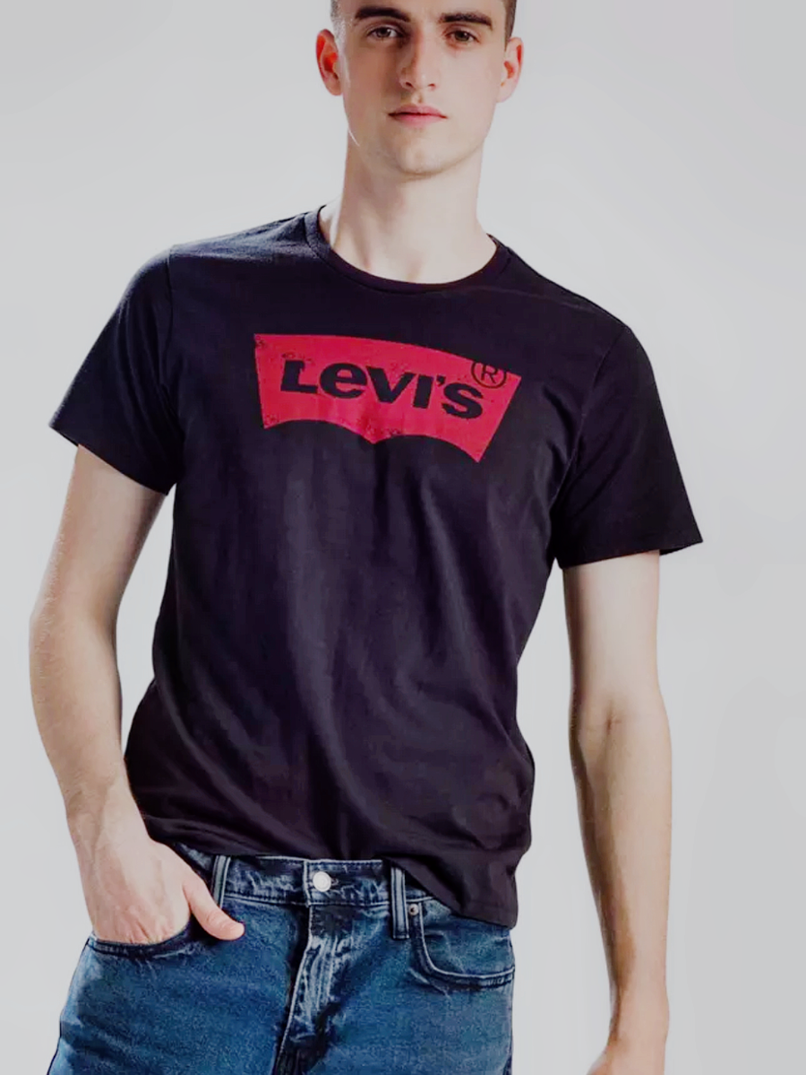 

Футболка мужская Levi's GB18401-2020 B черная M, Черный, GB18401-2020 B