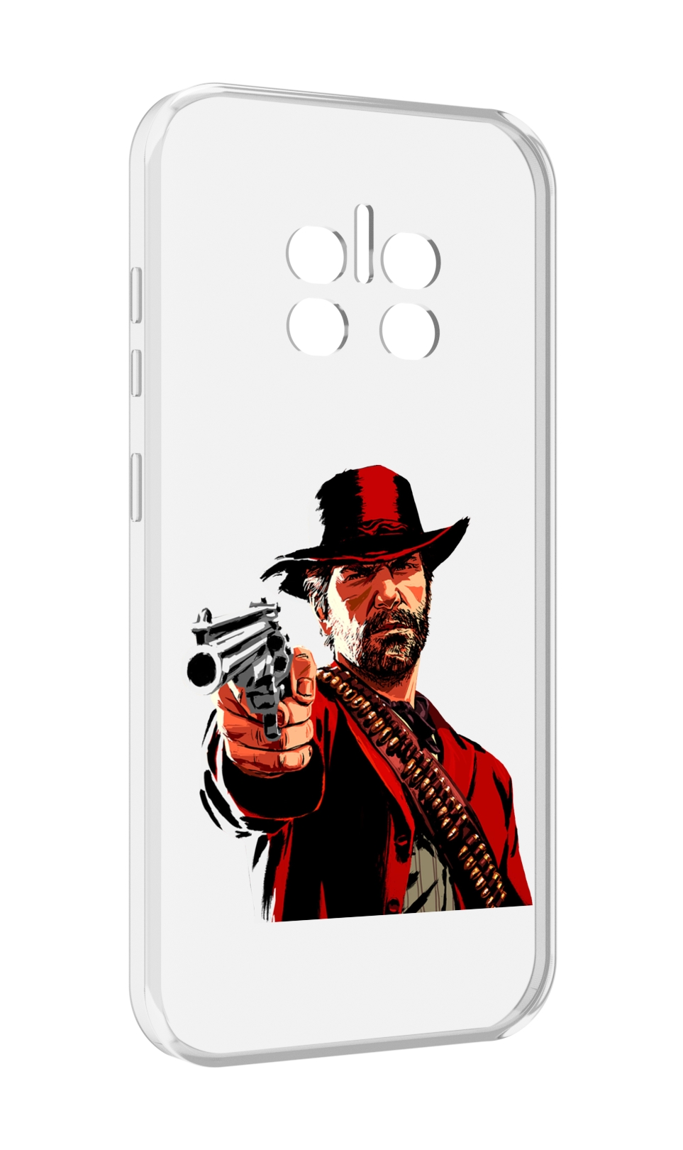 

Чехол Mypads Red-Dead-Redemption-2-Рдр-2 для Doogee V11, Прозрачный, Tocco