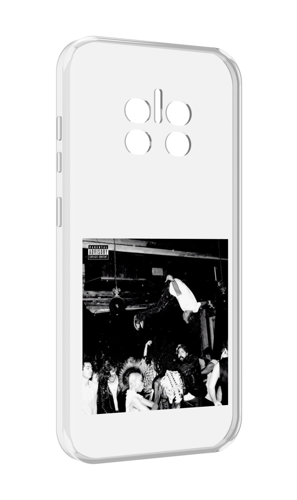 

Чехол Mypads Playboi Carti - Die Lit для Doogee V11, Прозрачный, Tocco