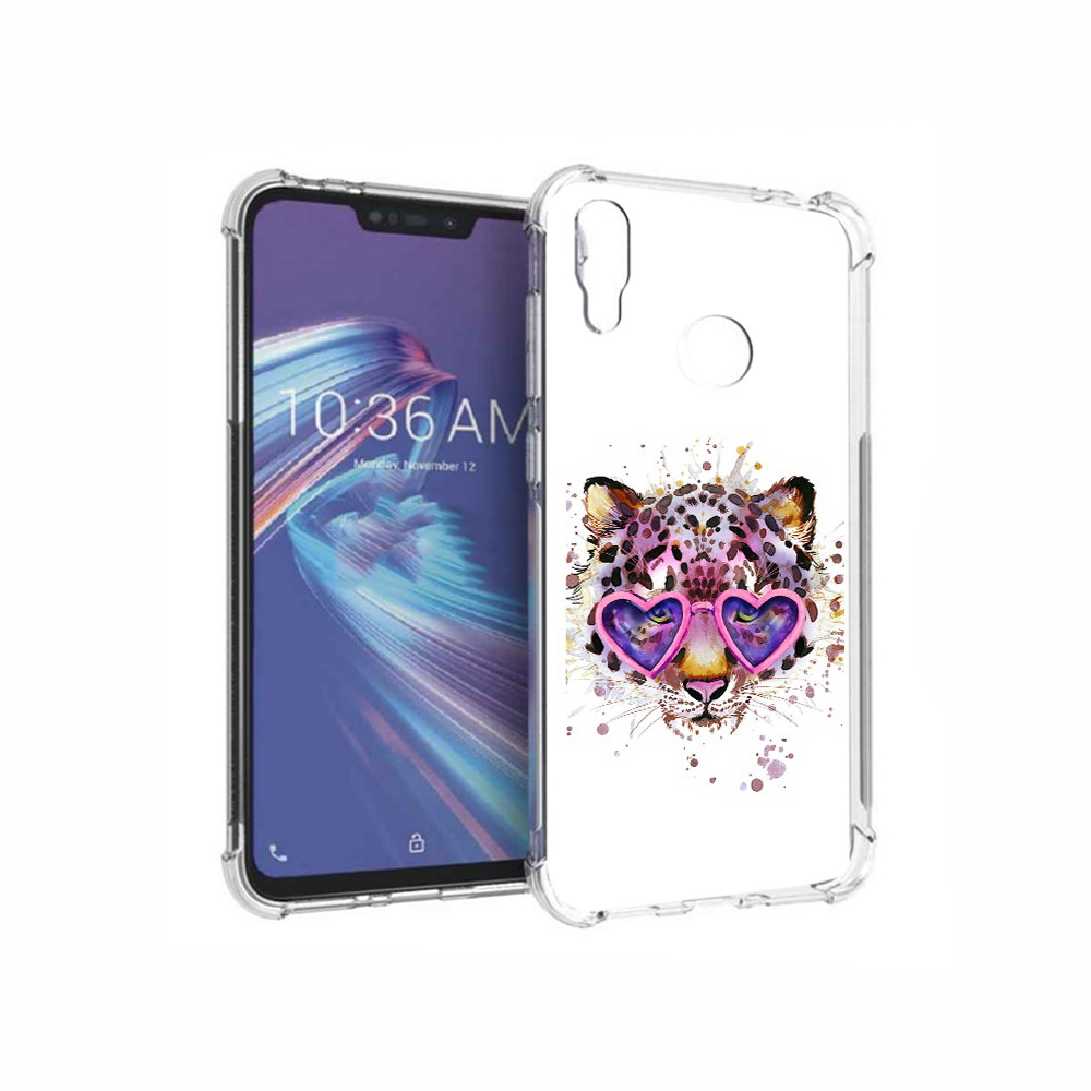 

Чехол MyPads Tocco для Asus ZenFone Max M2 (ZB633KL) модный леопард, Прозрачный, Tocco