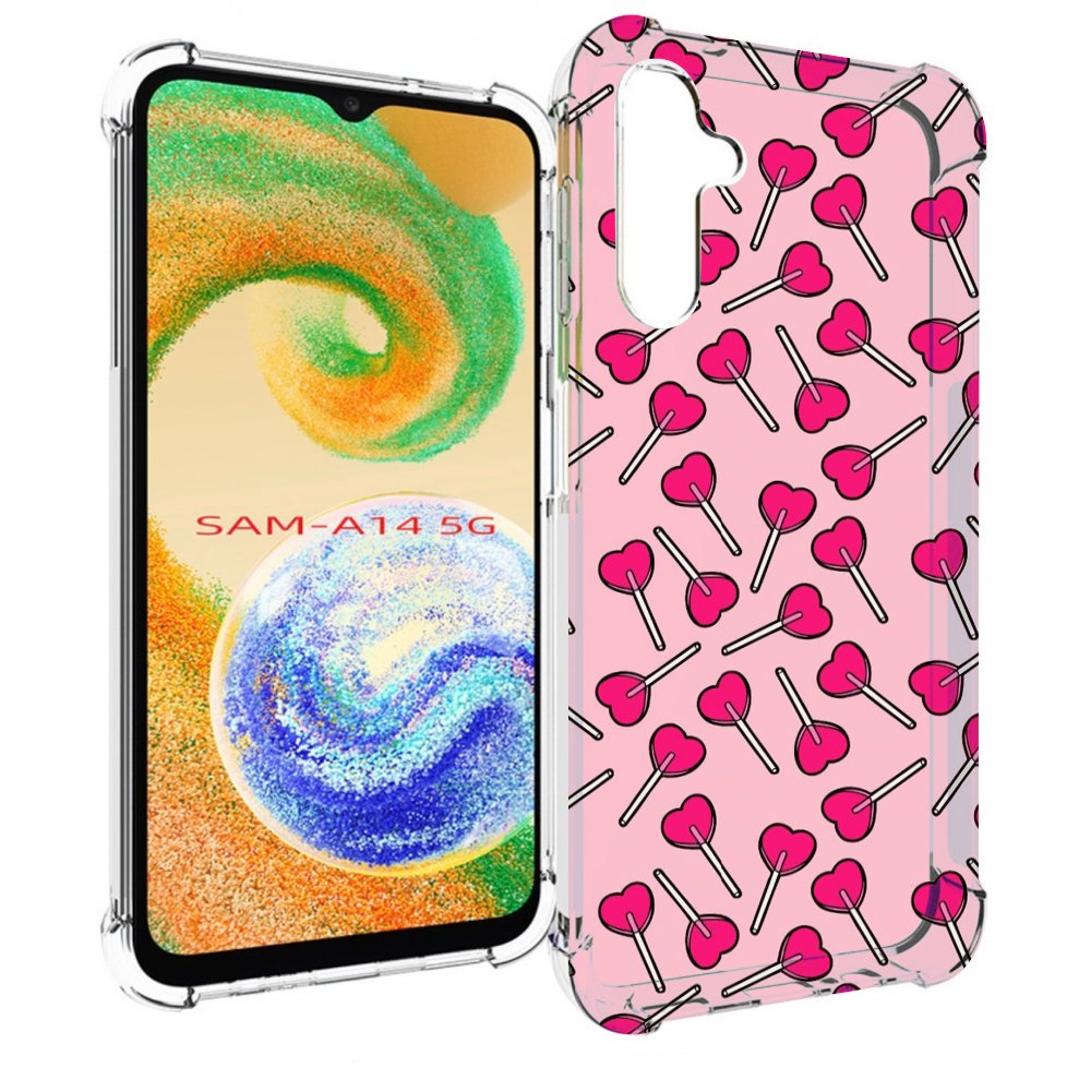 

Чехол MyPads много лединцов для Samsung Galaxy A14 5G, Прозрачный, Tocco