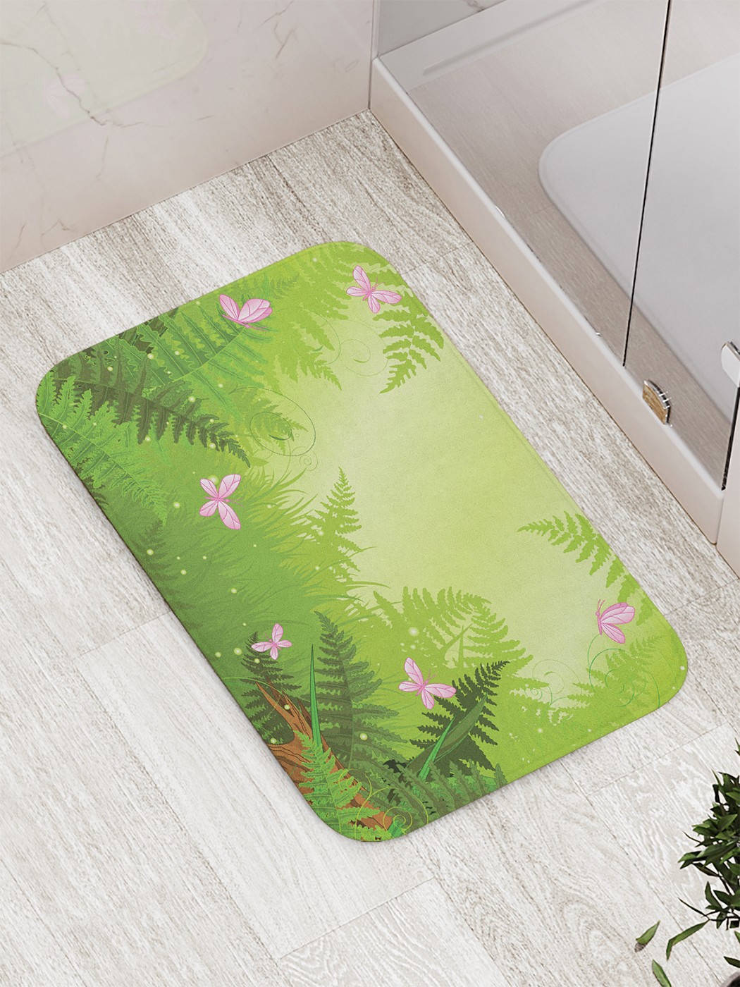 

Коврик противоскользящий для ванной, сауны, бассейна, 77х52 см bath_74254 JoyArty