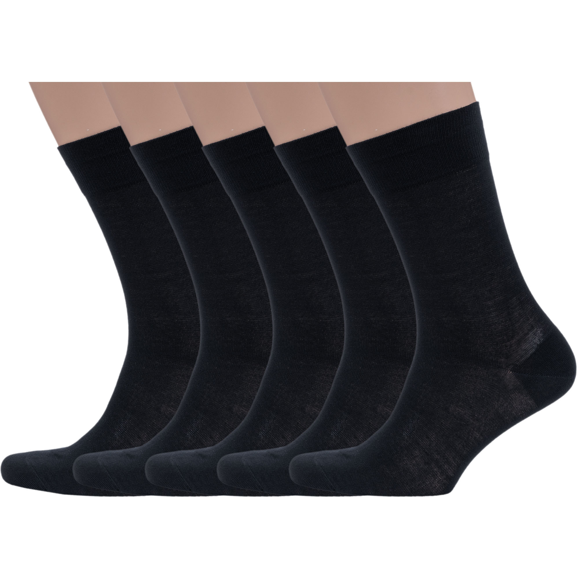 

Комплект носков мужских Grinston socks 5-15D7 черных 27, Черный, 5-15D7