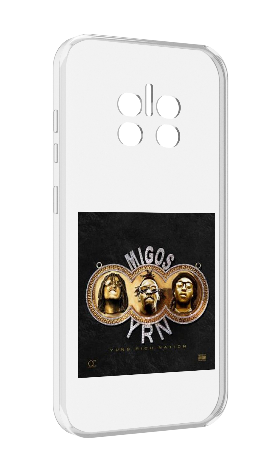 

Чехол MyPads Migos - Yung Rich Nation для Doogee V11, Прозрачный, Tocco