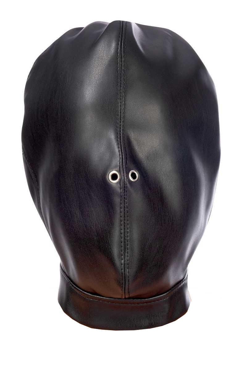 фото Маска-шлем на голову с отверстиями для дыхания fetish tentation