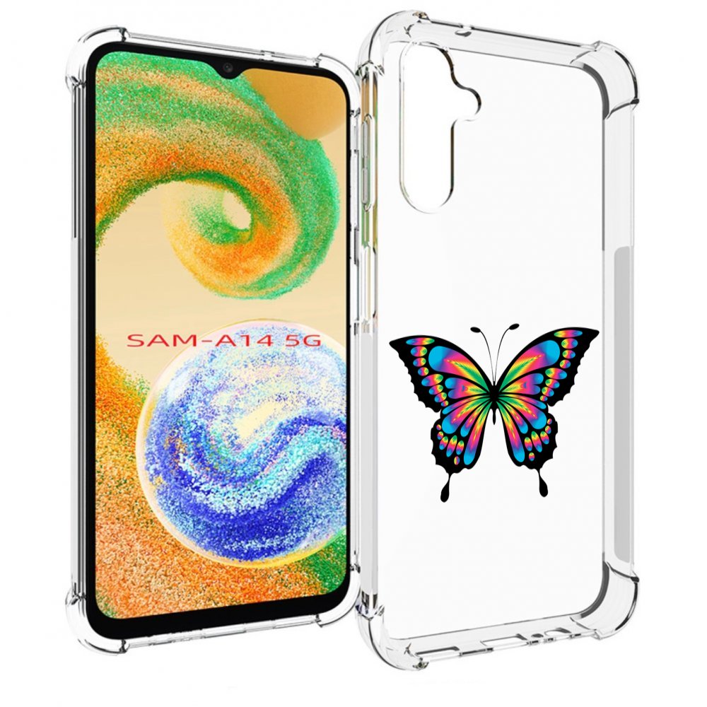 

Чехол MyPads мини-бабочка для Samsung Galaxy A14 5G, Прозрачный, Tocco