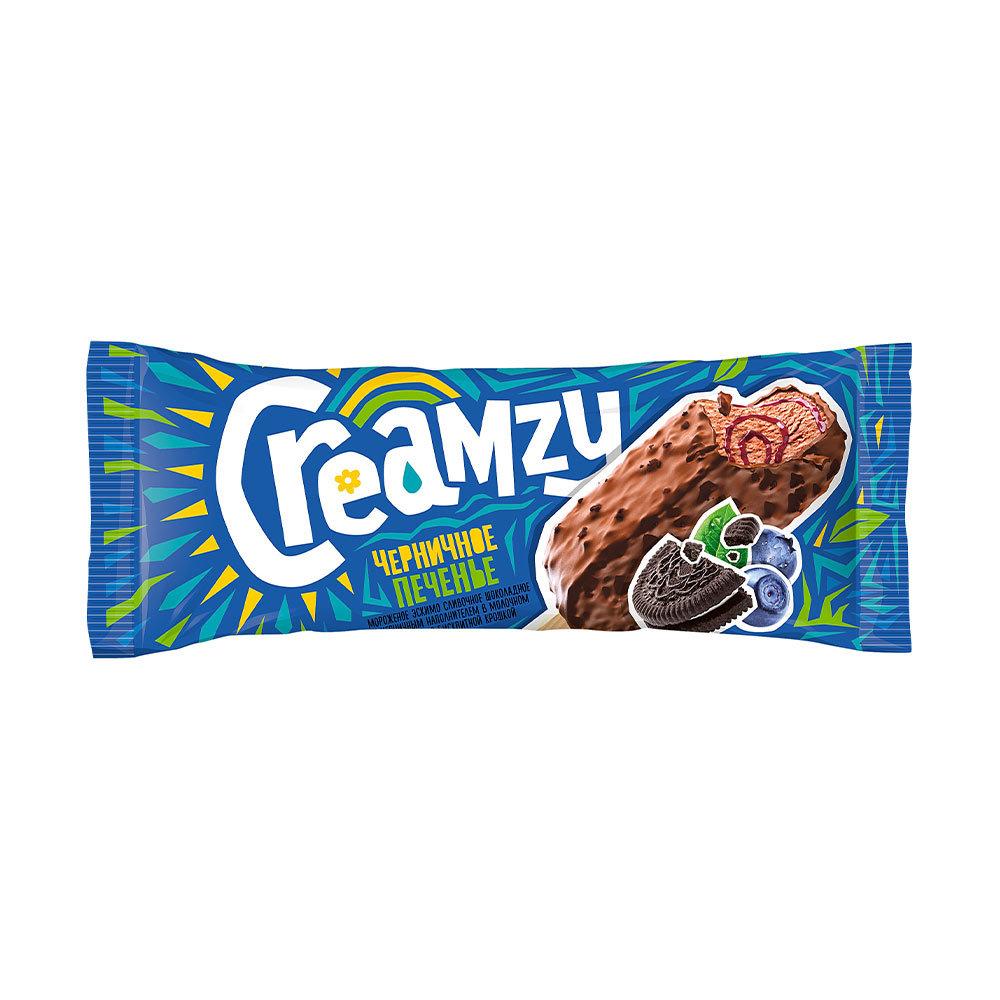 

Мороженое Creamzy черничное печенье, эскимо, 60 г