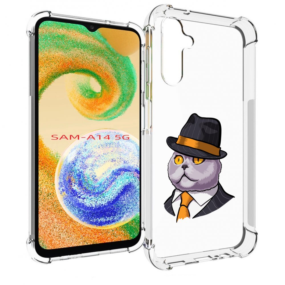 

Чехол MyPads британец для Samsung Galaxy A14 5G, Прозрачный, Tocco