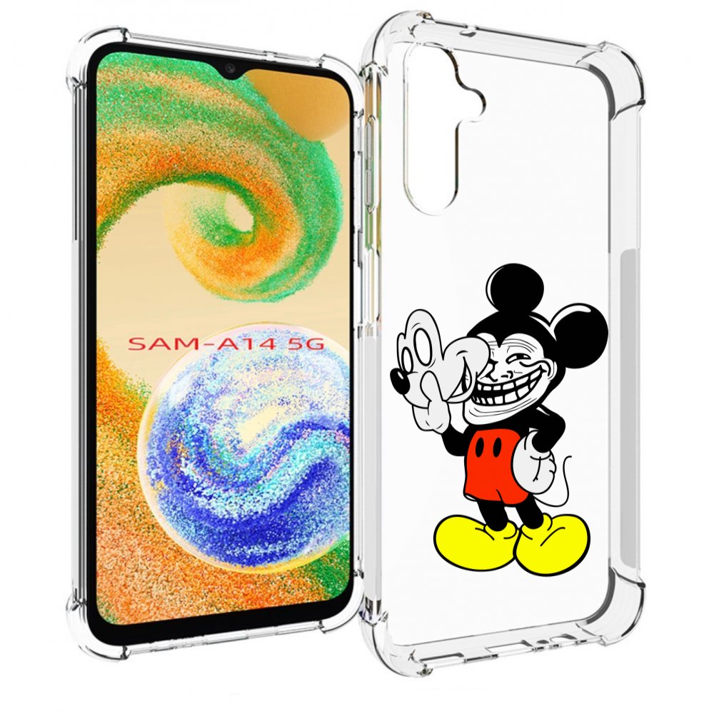 

Чехол MyPads микки-маус-троллер для Samsung Galaxy A14 5G, Прозрачный, Tocco