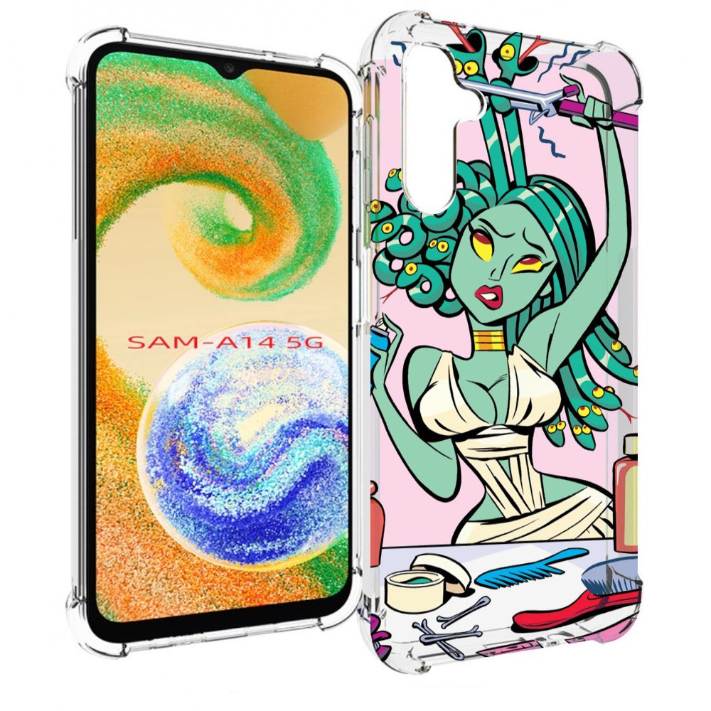 

Чехол MyPads медуза расчесывается женский для Samsung Galaxy A14 5G, Прозрачный, Tocco