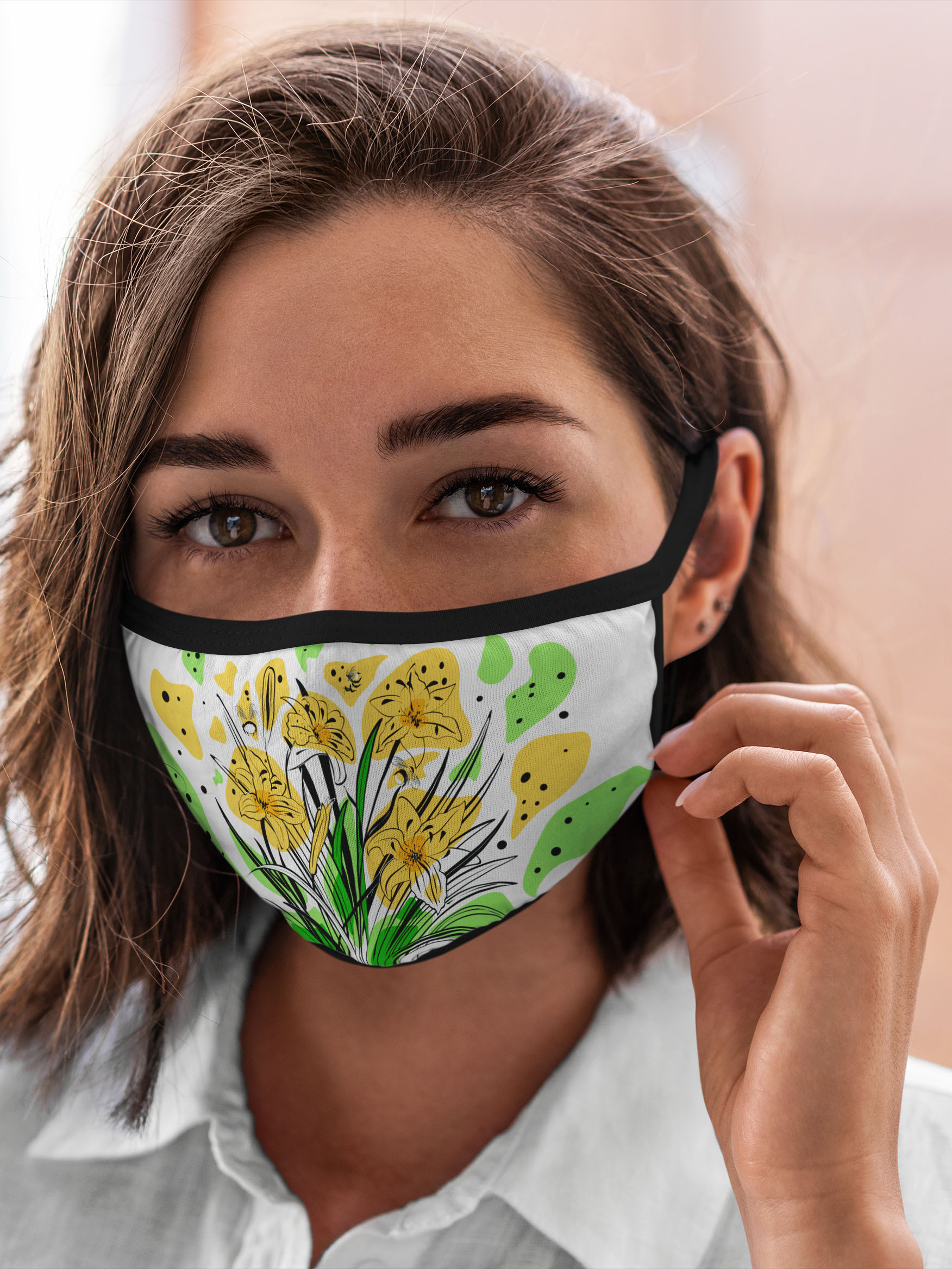 

Многоразовая маска унисекс Burnettie Цветочки И Бабочки Лилейник, Разноцветный, Цветочки И Бабочки Лилейник