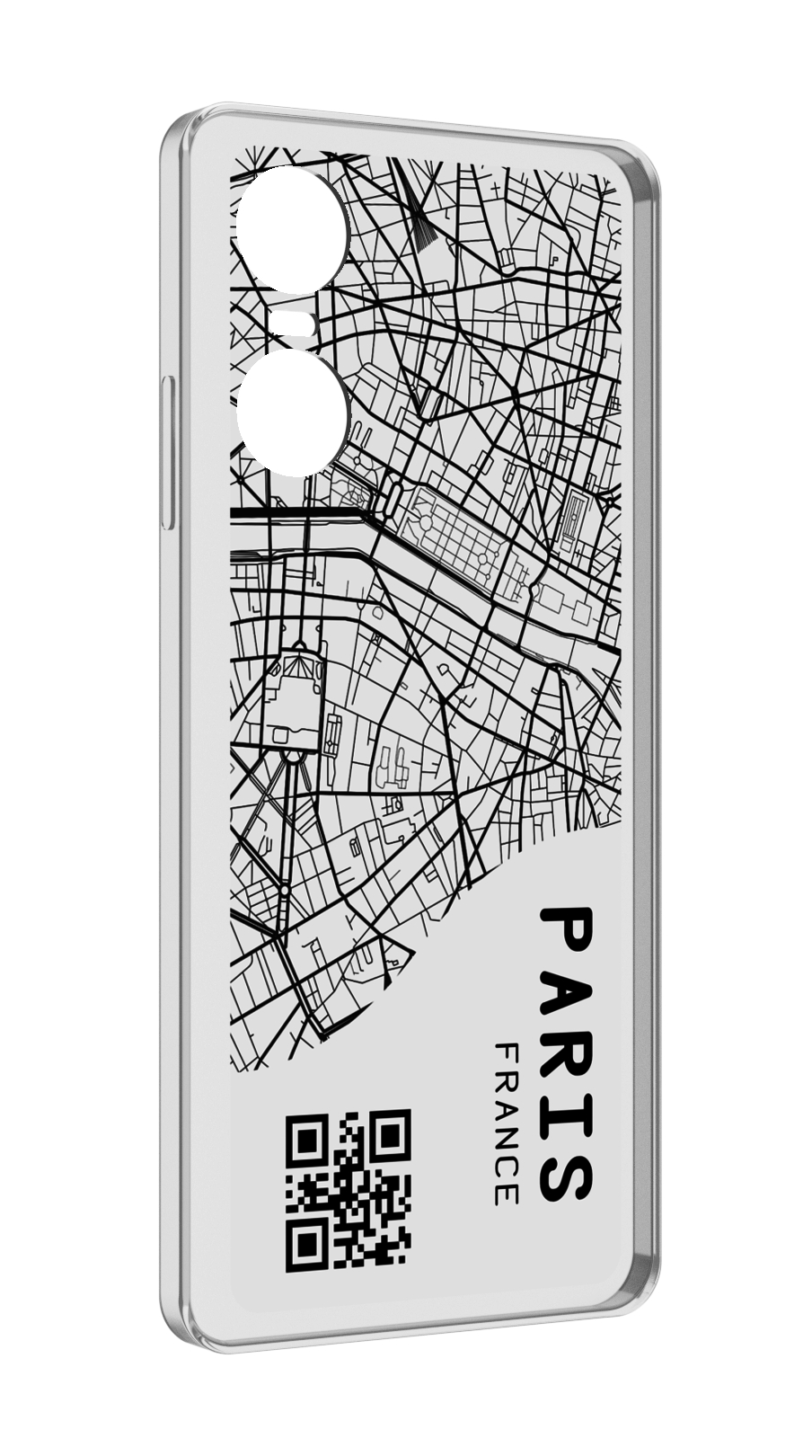 

Чехол MyPads схема-париж для Tecno Pop 6 Pro, Прозрачный, Tocco
