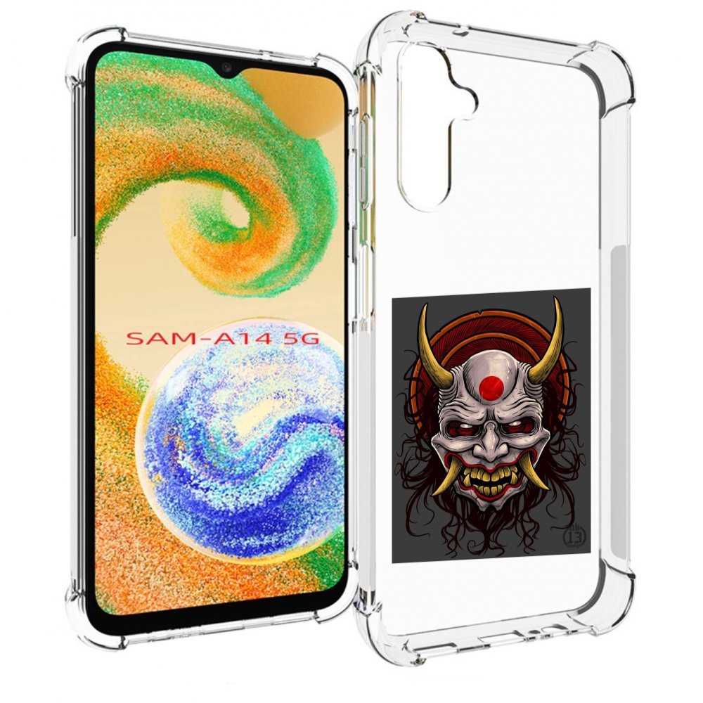 

Чехол MyPads маска с клыками и рогами для Samsung Galaxy A14 5G, Прозрачный, Tocco