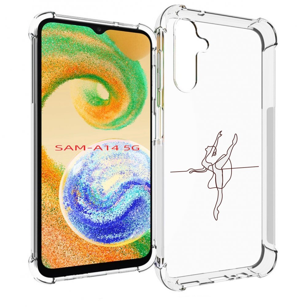 

Чехол MyPads маленькая-баллерина для Samsung Galaxy A14 5G, Прозрачный, Tocco