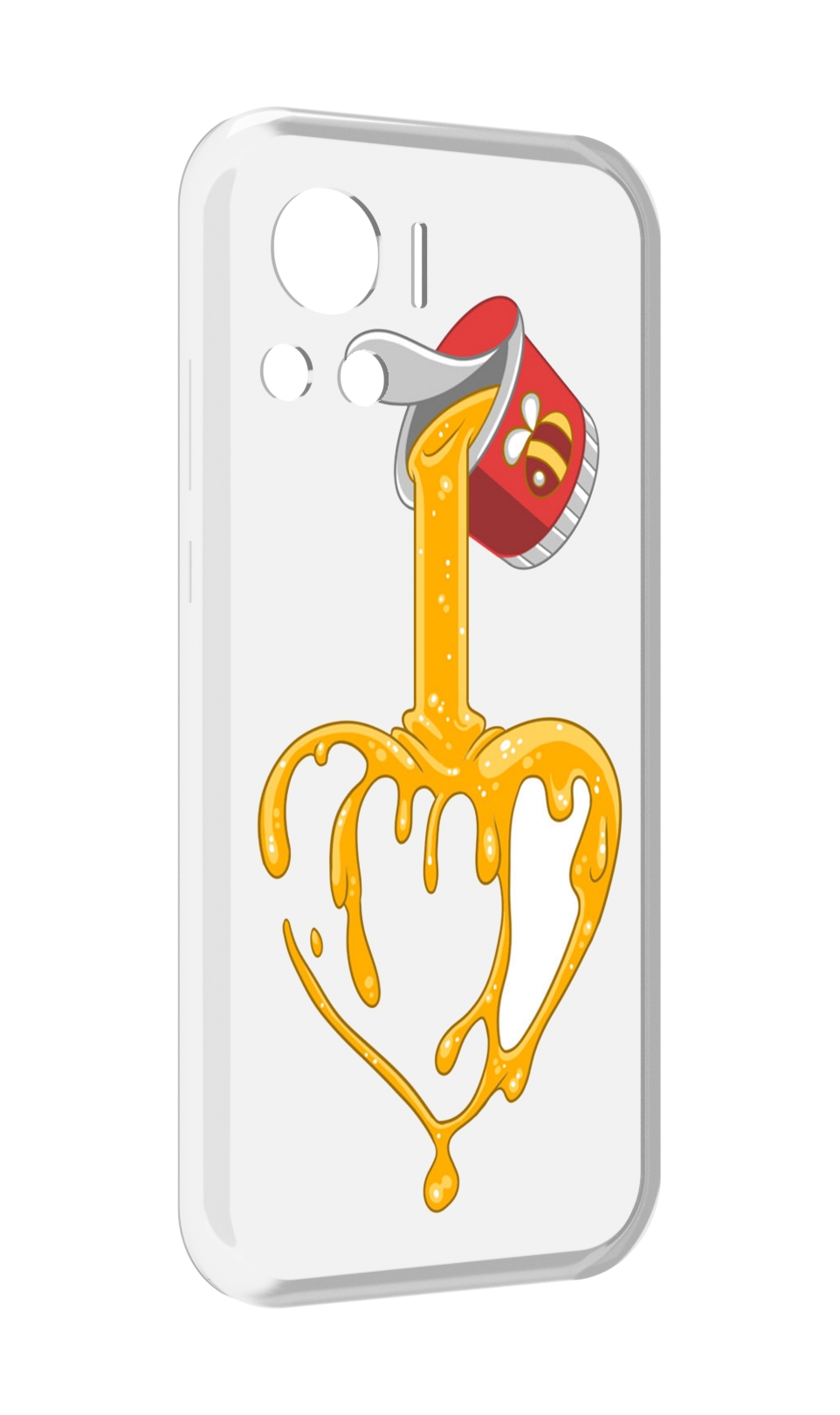 

Чехол MyPads медовое сердце для Motorola Edge 30 Ultra, Прозрачный, Tocco