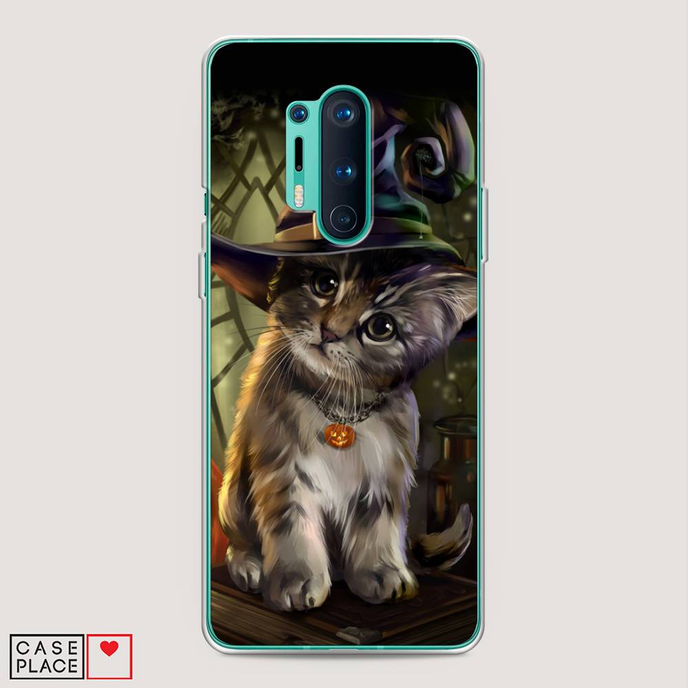 

Чехол Awog на OnePlus 8 Pro / ВанПлас 8 Pro "Кот на Хэллоуин", Зеленый;серый, 151050-2