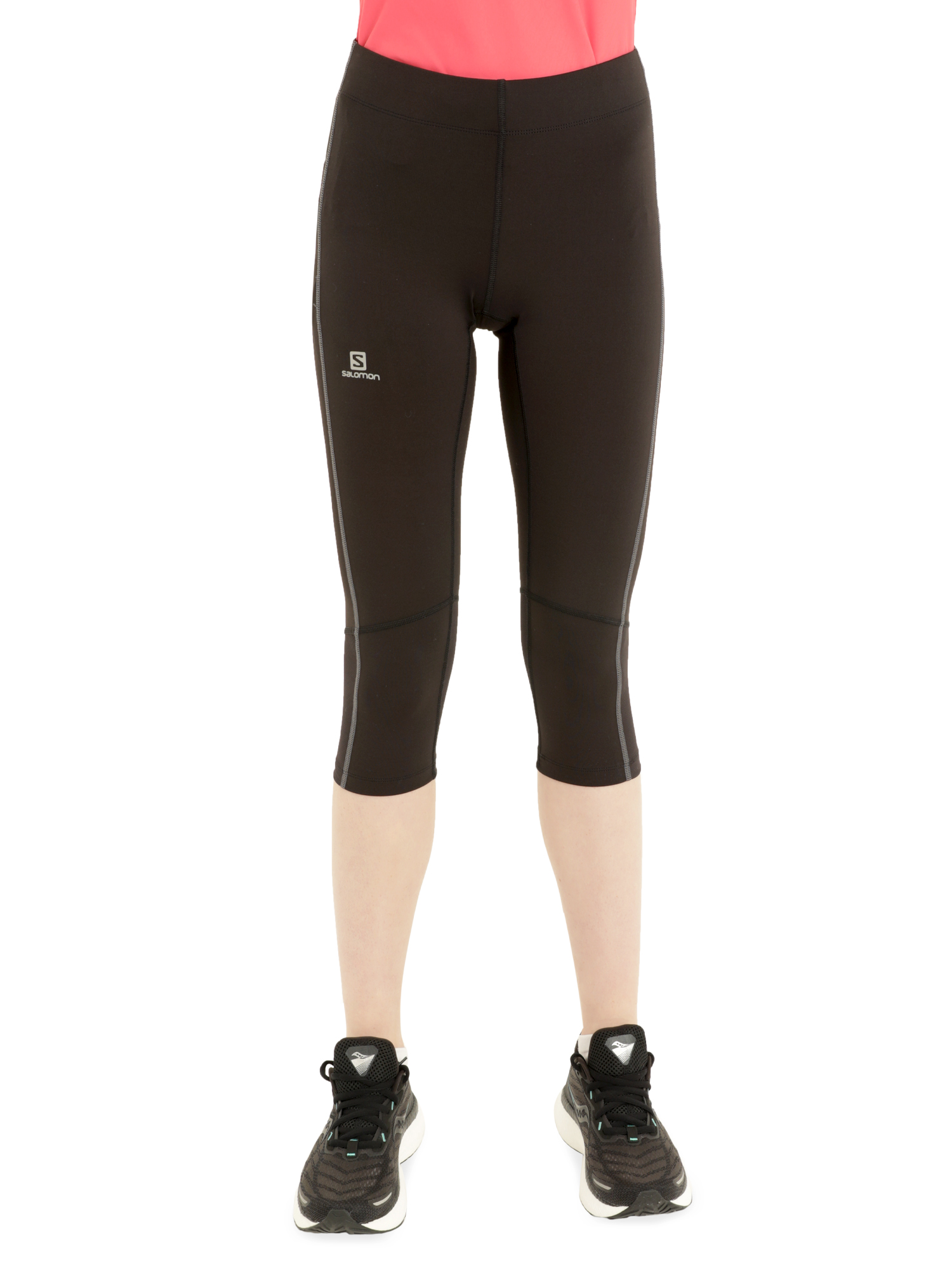 

Спортивные леггинсы женские Salomon 3/4 Agile Tight W серые XS, Серый, 3/4 Agile Tight W