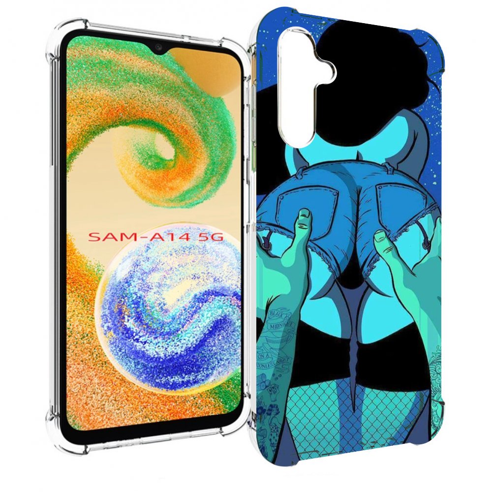 

Чехол MyPads любитель потрогать для Samsung Galaxy A14 5G, Прозрачный, Tocco
