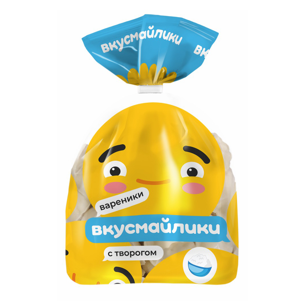 

Вареники Вкусмайлики с творогом, 400 г