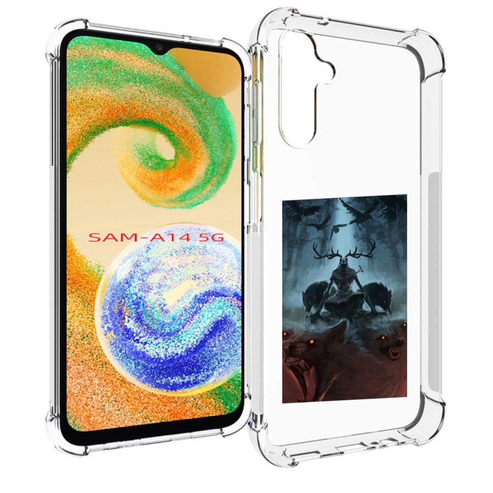 

Чехол MyPads лось демон для Samsung Galaxy A14 5G, Прозрачный, Tocco