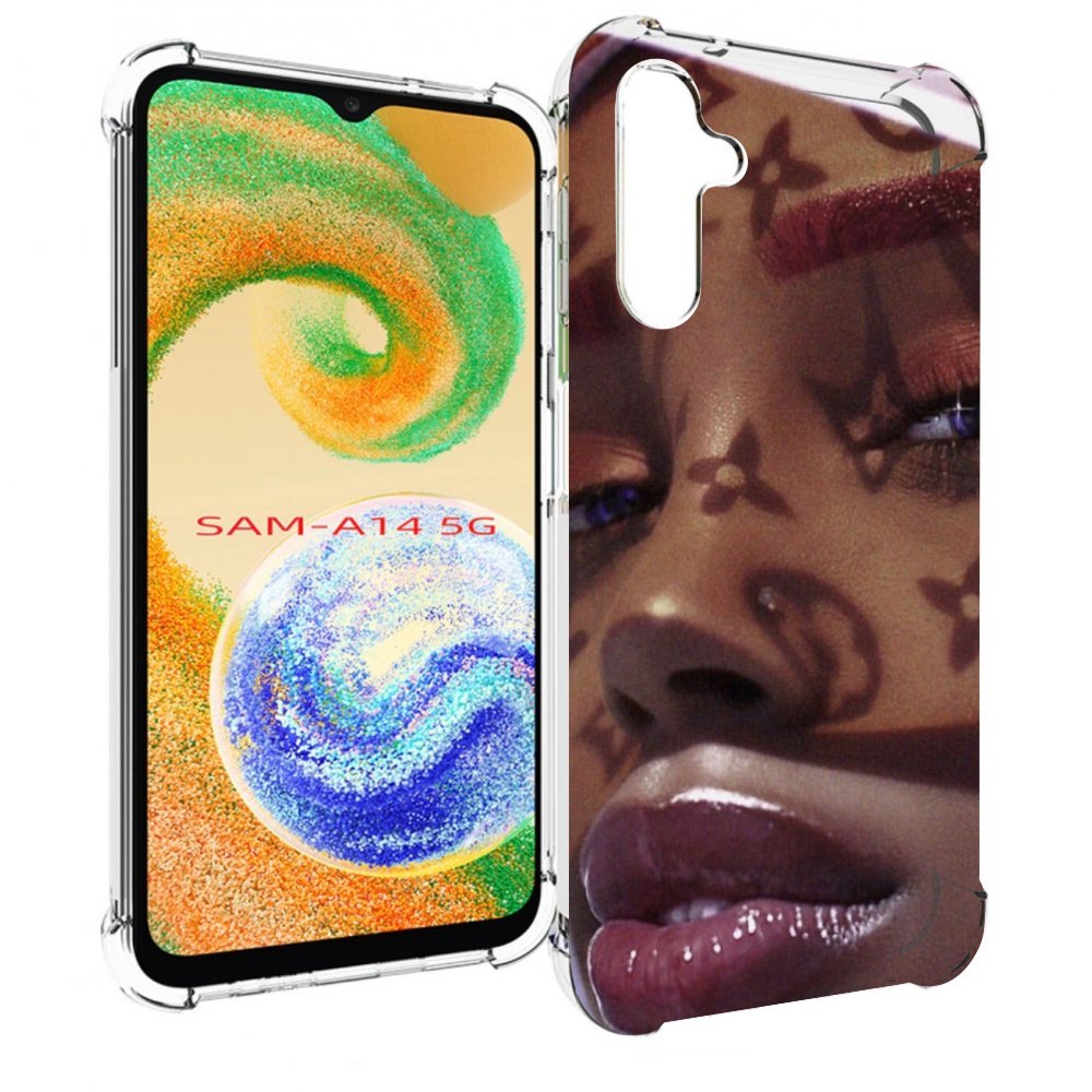 

Чехол MyPads лицо девушки тень женский для Samsung Galaxy A14 5G, Прозрачный, Tocco