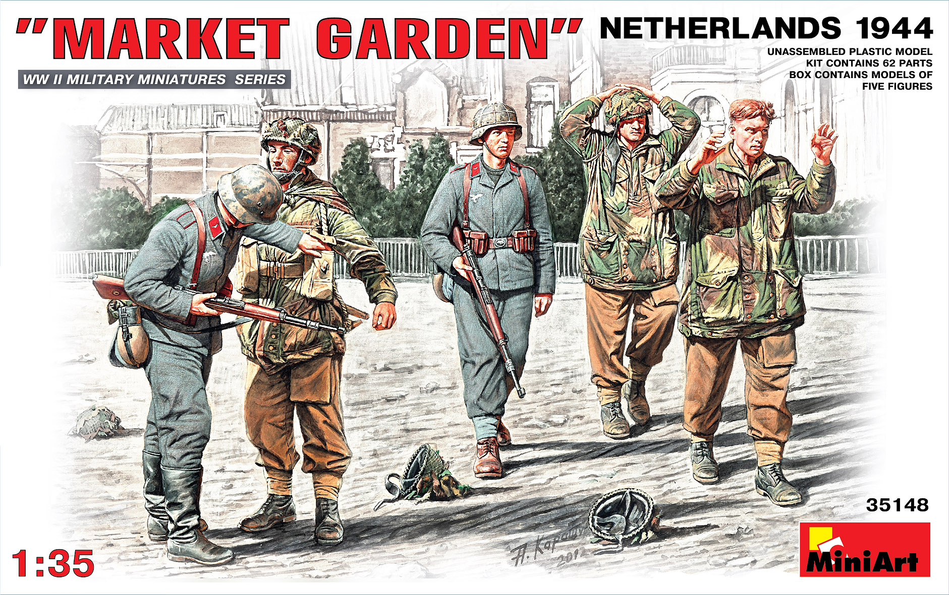 

Сборная модель MiniArt 1/35 "Market garden" Голландия 1944 г. 35148