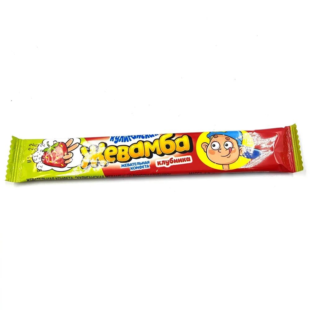 

Конфета жевательная "Хулиганская жевамба" клубника, 12 г