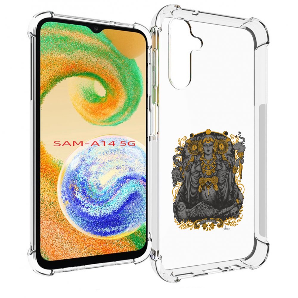 

Чехол MyPads божество с золотыми элементами для Samsung Galaxy A14 5G, Прозрачный, Tocco
