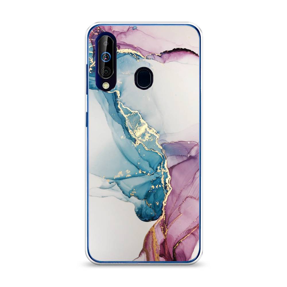 

Чехол на Samsung Galaxy A60 "Розовые разводы рисунок", 28250-3