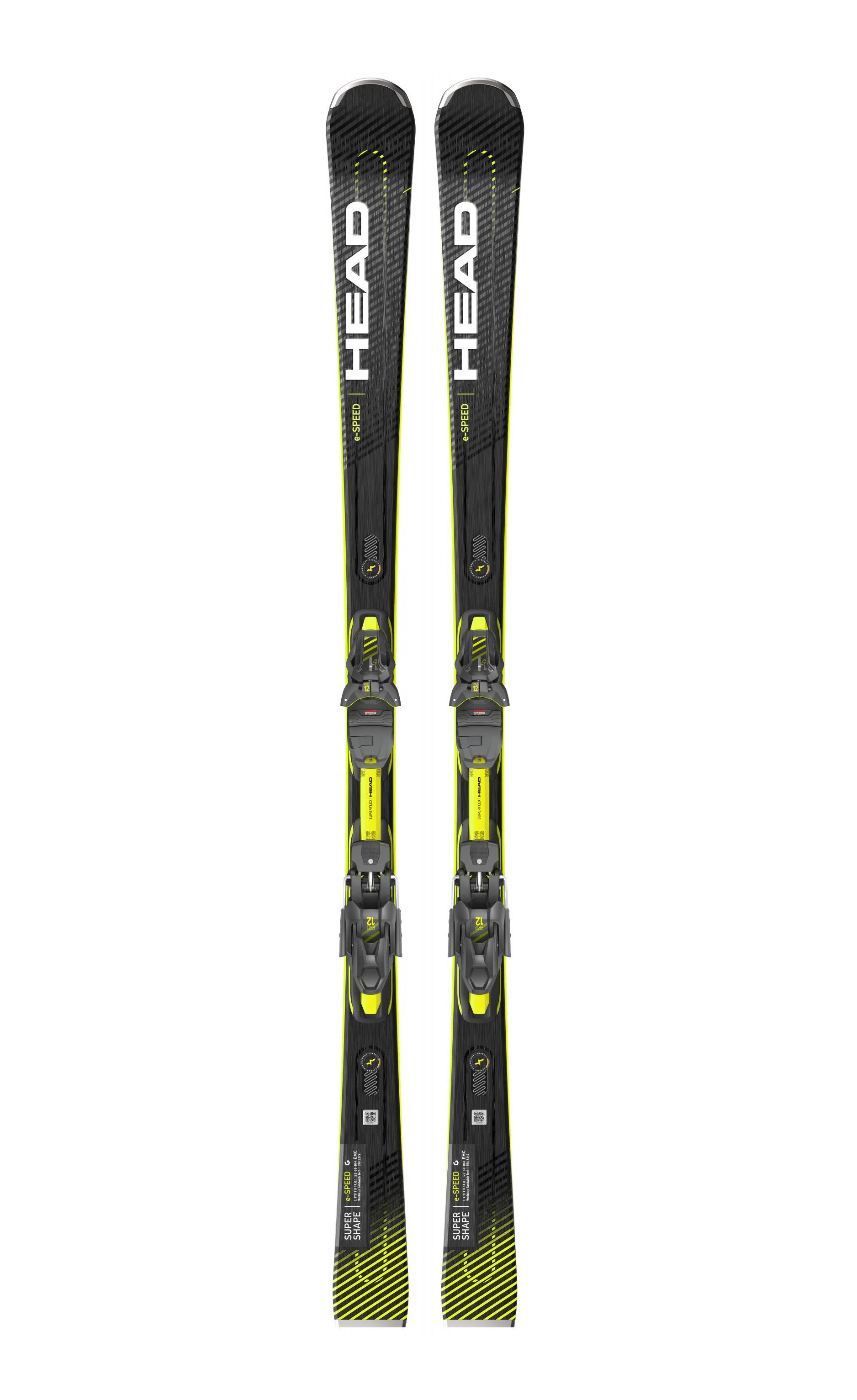 фото Горные лыжи head 2021-22 supershape e-speed sf-pr+prd 12 gw brake 85 [f] yellow (см:163)