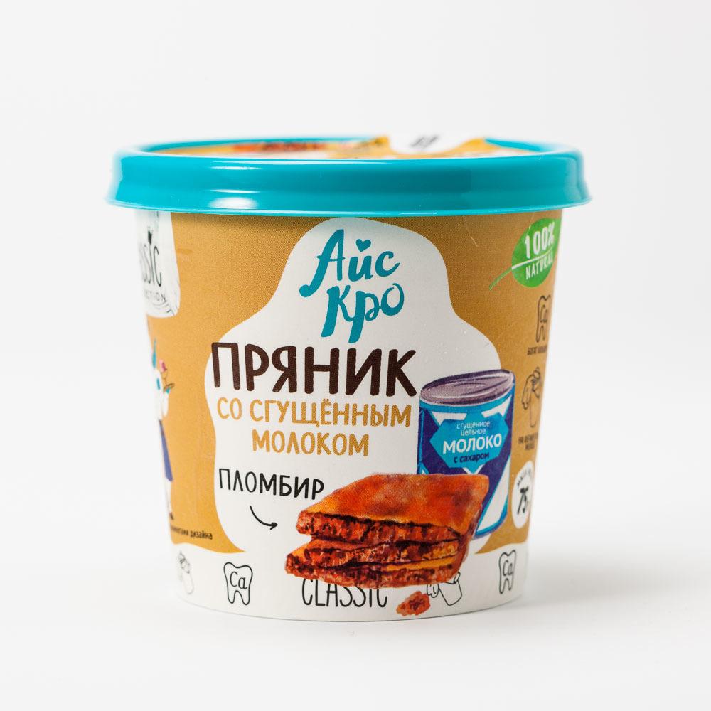 

Мороженое АйсКро пломбир, с пряником со сгущенным молоком, 12%, 75 г