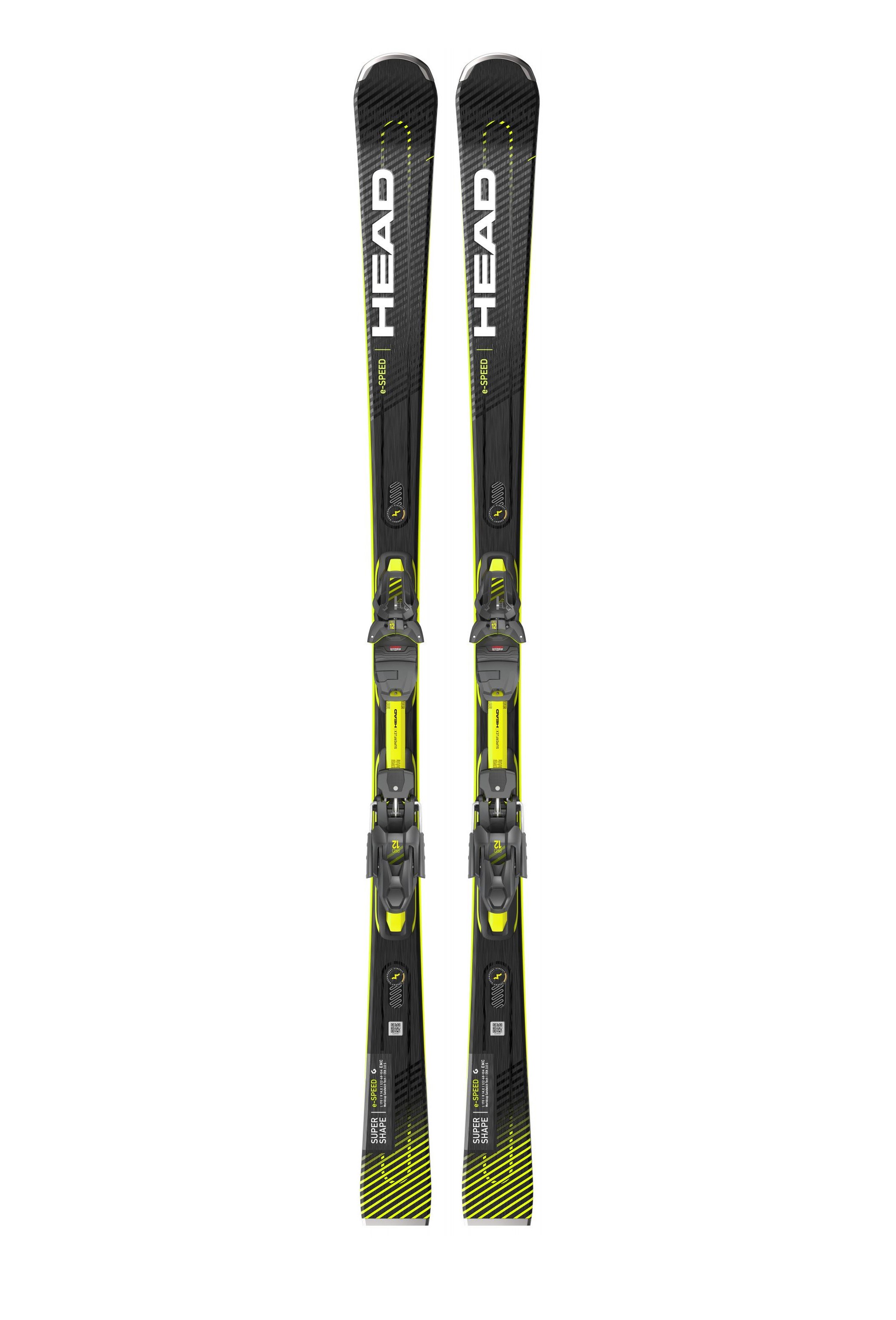 фото Горные лыжи head 2021-22 supershape e-speed sf-pr+prd 12 gw brake 85 [f] yellow (см:170)