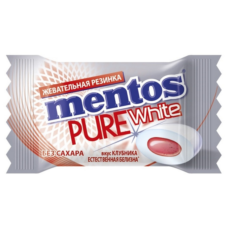 

Жевательная резинка Mentos, клубника, 2 г