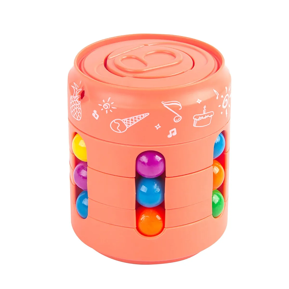 

Головоломка LOVVIKAN Cans Cube, развивающая игра, оранжевая