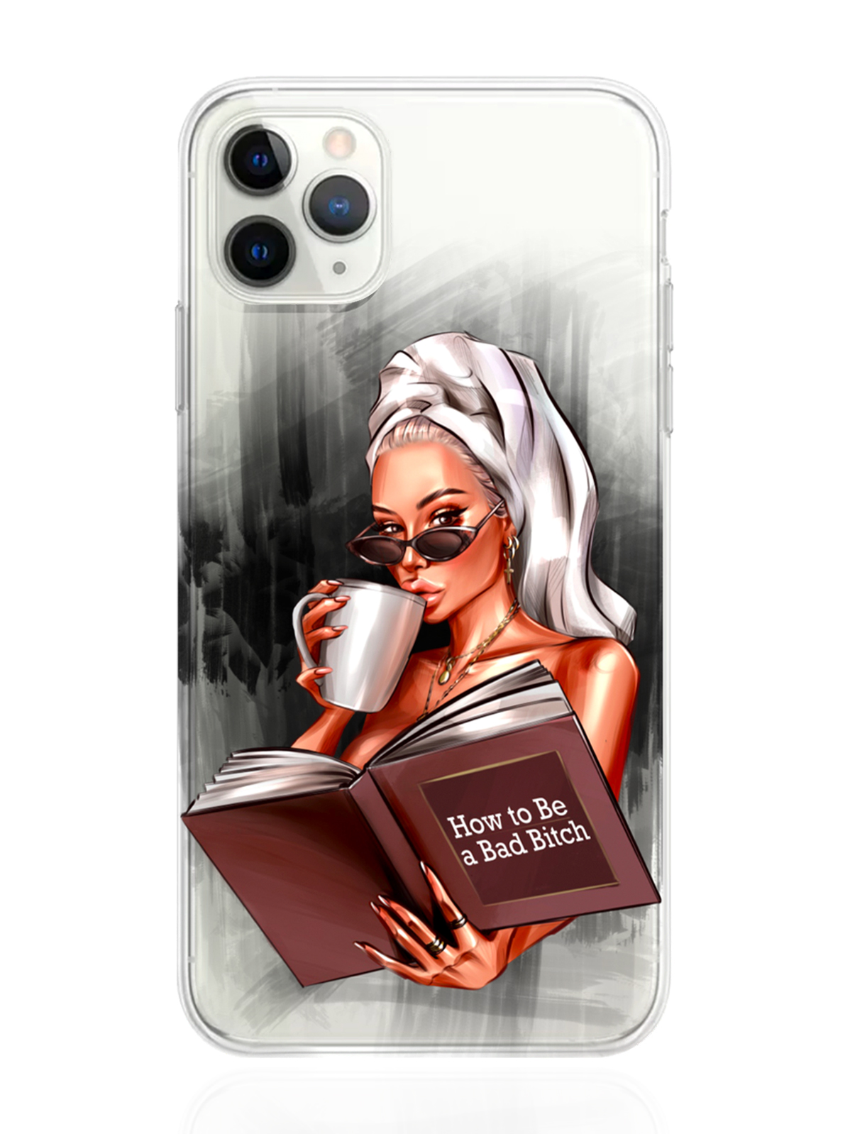 

Чехол MustHaveCase для iPhone 11 Pro Max How to be a bad Bitch прозрачный, iPhone 11 Pro Max How to be a bad Bitch