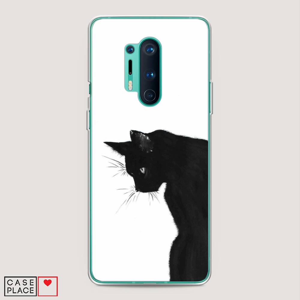 

Чехол Awog на OnePlus 8 Pro / ВанПлас 8 Pro "Black cat", Черный;белый, 151050-1