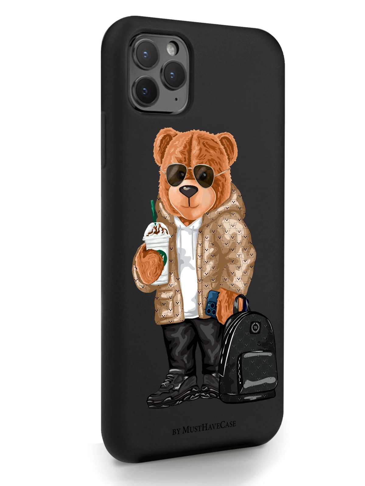 фото Чехол musthavecase для iphone 11 pro max tony style в очках черный