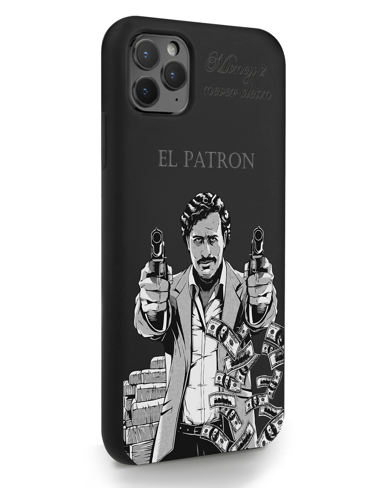 фото Чехол musthavecase для iphone 11 pro max el patron pablo escobar черный