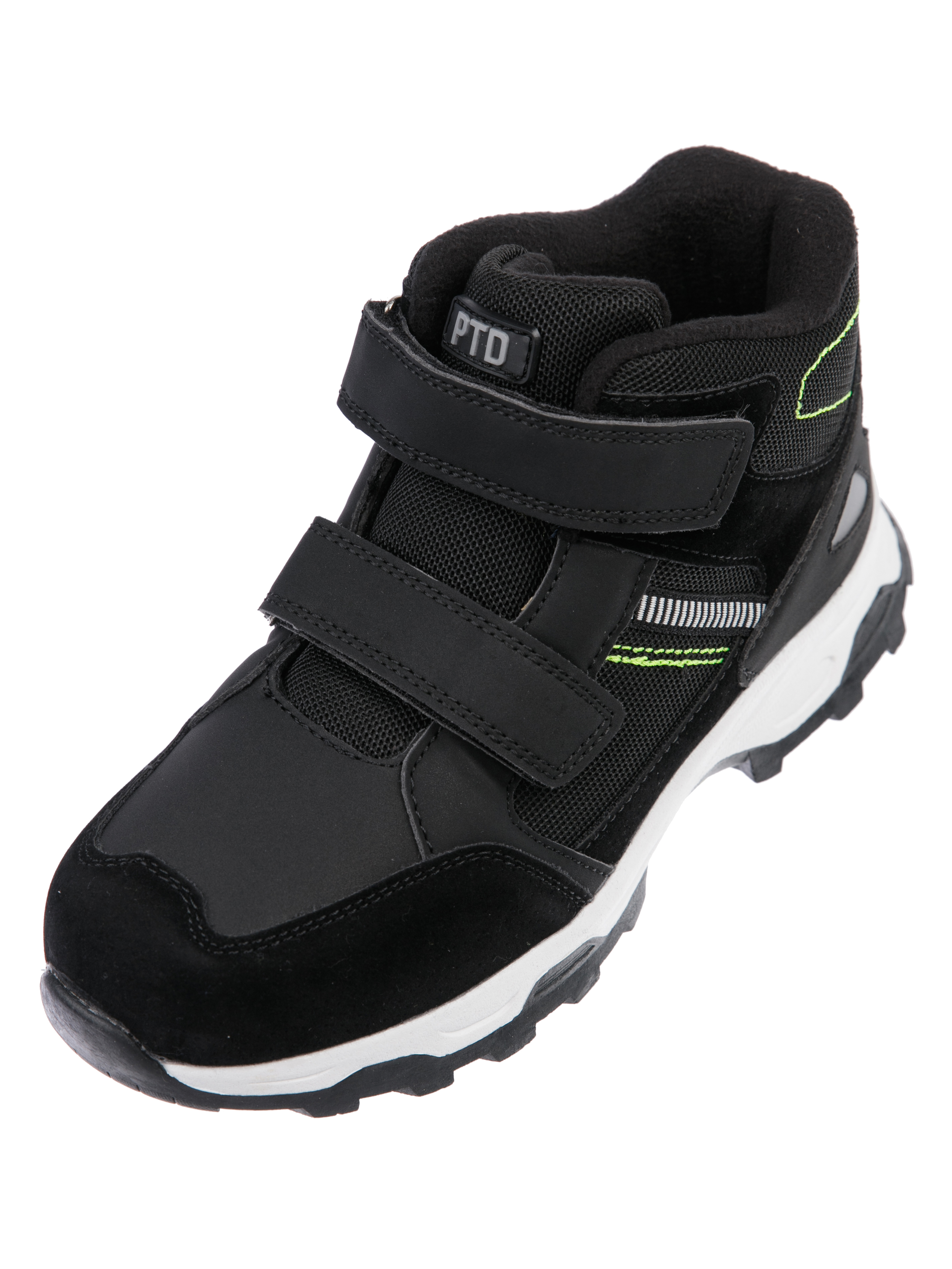 Ботинки PlayToday 32210004, черный, светло-зеленый, белый, р. 38 лыжные ботинки fischer carbonlite classic ws s12020 белый