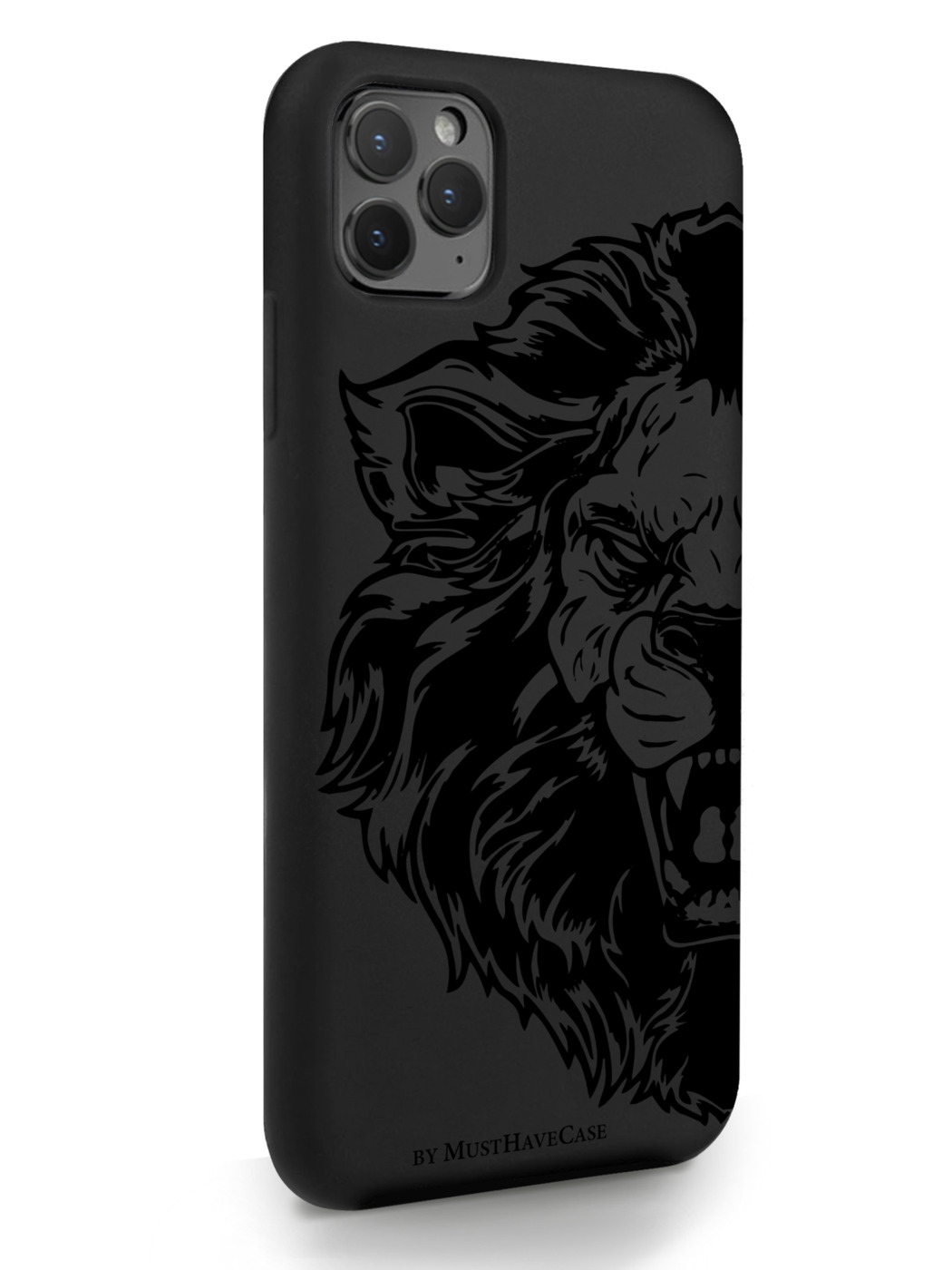фото Чехол musthavecase для iphone 11 pro max король лев черный