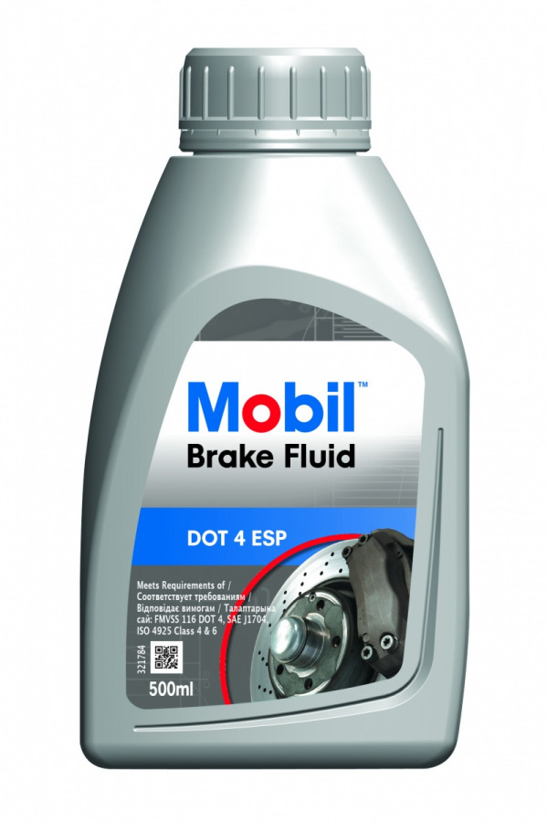 Mobil жидкость тормозная mobil brake fluid dot 4 esp 0,5 л 740149 1шт