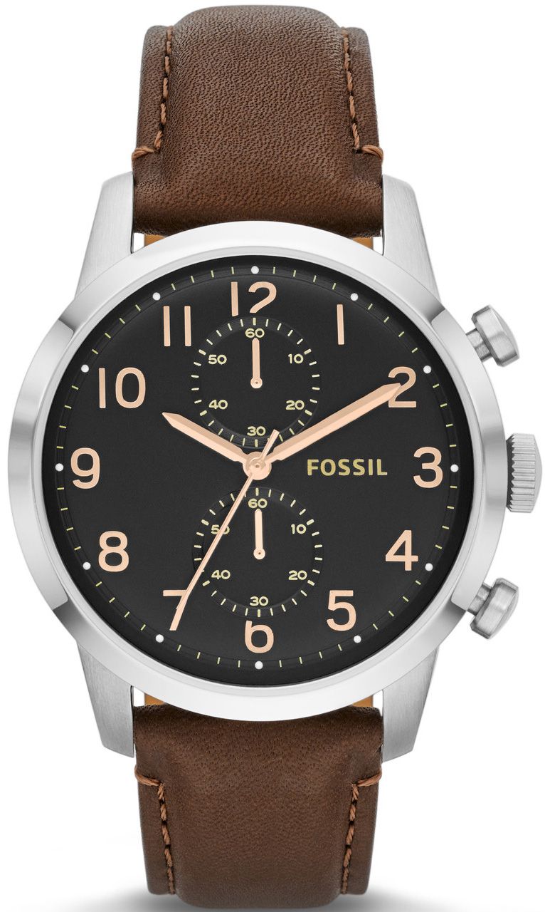 

Наручные часы унисекс Fossil FS4873 коричневые, FS4873